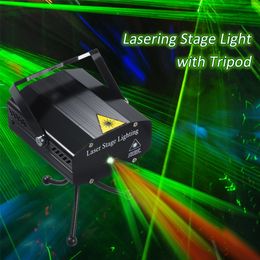 laser stars projector Australia - 1 PCS MINI R&G Laser Full Stars DJ Dance Disco Lamp For Bar Family Party Xmas Effect Stage Effect Light Show Lighting Projector 220611