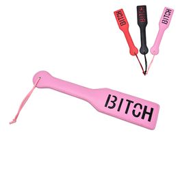 BlTCH SM Flog Spank Paddle Beat Submissive Slave Kinky Fetish BDSM Whip Torture Gear sexyy Toy Black Red Pink