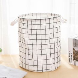 Laundry Bags Folding Basket Cartoon Storage Barrel Standing Toys Clothing Bucket Organizer Holder Pouch Household