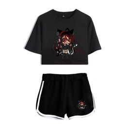 Men's Tracksuits Game Gacha Life Women Two Piece Set Shorts Lovely T Shirt Harajuku Streetwear Girl Pullovers Plus Size Summer ClothingMen's