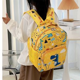 Cartoon Children SchoolBag Cute Dinosaur Backpack for Boys Girls Kids School Bags Kindergarten Preschool Baby Bag 220817