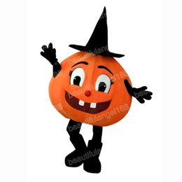 Halloween Pumpkin Mascot Costume high quality Cartoon Plush Anime theme character Christmas Carnival Adults Birthday Party Fancy Outfit