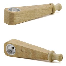 86mm Portable Mini Herb Wood Smoking Pipes Creative Wooden Smoke Pipe Tobacco Cigarette Holder Smoking Bongs Tools Accessories ZL0978