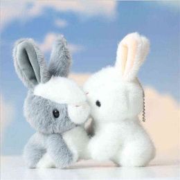 1Pcs 14Cm Cartoon Plush Rabbit Toys Small Dolls Soft Bunny Bouquet Holiday Gift Pendant For Girls Christmas Gift 2022 Hot J220729