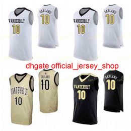 stitched custom jersey College NCAA Vanderbilt Commodores Basketball Jersey 42 Quentin Millora-Brown 50 Ejike Obinna 55 Oton Jankovic 10 Darius Garnd Custom Stit