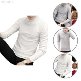 All Match Unique Creative Tear Resistant Turtleneck Washable Men Sweater Breathable For Winter L220801