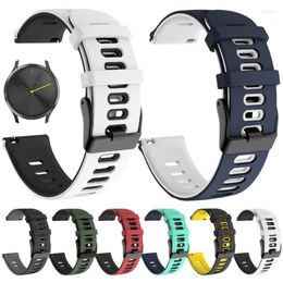 Watch Bands Band For Garmin Vivoactive 3 4 HR Strap Sq Active Move Venu 2 Sports Silicone Bracelet Belt Watchband 20mm 22mm Hele22