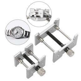 Repair Tools & Kits 2Pcs Watch Movement Holder Clip Base Metal Multi Function Vise Clamp Maintenance Tool Accessories For Watchmaker