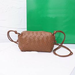 Quality LOOP Crossbody Bags Mini Intrecciato Woven Lamp Leather Shoulder Bags Zipper Closure Composite Suede Lining Handbags Women Fashion Designer Wallets Purse