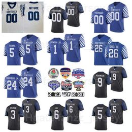 NCAA College 18 Randall Cobb Jerseys Kentucky Wildcats Football 14 Patrick Towles 10 Vito Babe Parilli 70 Bob Gain 79 Lou Michaels 1 Tim Couch Home Custom Name Number