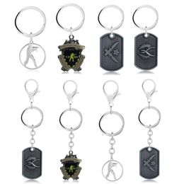 Keychains Game CS GO Medal Keychain Men Metal Counter Strike CSGO Keyring Women Car Bag Pendant Jewelry Dog Tag Fans Gift Souvenir