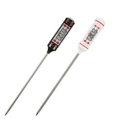 Stainless Steel BBQ Meat Thermometer Kitchen Digital Cooking Food Probe Hangable Electronic Barbecue Household Temperature Detector Tools SN4334