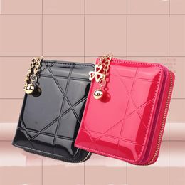 Wallets Luxury Women Bag Mini Purse Designer Standard PU Leather Coin Clutch Tri-fold Multi-card Female Zipper Small WalletWallets