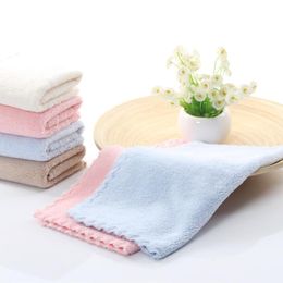 Towel Sell 2pcs High-density Coral Fleece Small Square 30*30 Soft Absorbent Multifunctional Furniture Kitchen Cleaning