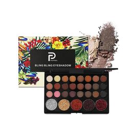 Neutral Smokey Eyeshadow Palette Bling Bling 29 Beautiful Colours Glitter Matte Shimmer Eye Shadow Cosmetic Long Lasting and High Pigment Silky Powder Makeup