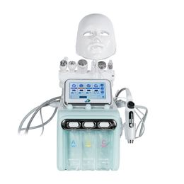 8 in 1 Multifunctional Oxygen Aqua Microdermabrasion Facial Beauty Machine EMS Non Invasive Hydration Diamond Hydrodermabrasion Bio RF Ultrasonic Skin Scrubber