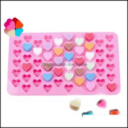 Baking Mods Bakeware Kitchen Dining Bar Home Garden Ll Mini Heart Mould Sile Ice Cube Tray Diy Chocolate Fondant Mod 3D Pa Dh7Kw