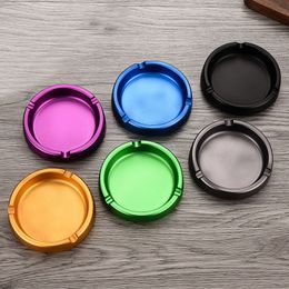 Colourful Aluminium Alloy Portable Cigarette Holder Ashtrays Innovative Design Dry Herb Tobacco Smoking Bracket Ash Container High Quality Ashtray DHL Free