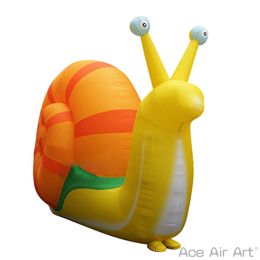 Attractive 2.5m/3m/4m L Inflatable Snail Inflatable Animal For Advertising/ Party/Show Decoration Made By Ace Air Art