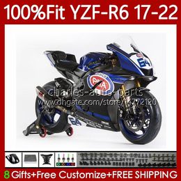 OEM Body For YAMAHA YZF R6 R 6 600 PATA Black CC YZF-R6 2017 2018 2019 2020 2021 2022 Bodywork 119No.114 YZF-600 YZF600 17-22 YZFR6 17 18 19 20 21 22 Injection Mould Fairing