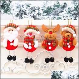 Christmas Decorations Festive Party Supplies Home Garden Store Storefront Old Man Pendant Tree Pen Dhukd