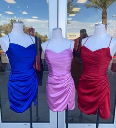 sexy dresses for graduation UK - Miss Lady Pageant Interview Dress 2022 Red Royal-Blue Pink Red Carpet Couture Cocktail Gown Sexy Mini Formal Event Party Prom Graduation Homecoming Night-Club