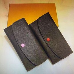 M60697 classico EMILIE portafoglio pieghevole donna portafogli lunghi moda pelle esotica cerniera portamonete donna porta carte pochette con scatola 60697