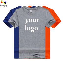 Men's Summer T-Shirt Custom/Design Men's and Women's Casual Short Sleeve T-Shirt Personality Team/Advertising Top 220609