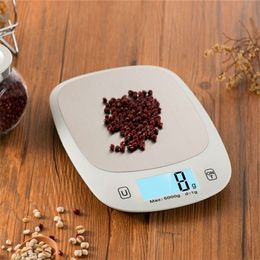 5kg1g electronic scale kitchen scales digital LCD display food scales stainless steel scale baking scales for fitness slimming 201211