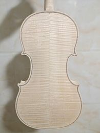 -Alle europäischen Fichtenholz-weißen Violine-Embryo unfertiger Massivholz-Violine 4/4 DIY White Violino Professionelles Musikinstrument