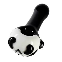 Wholesale Glass Oil Burner Spoon Pipes Ghost Halloween Smoking Pipes Dry Herb Tobacco Pipe 4inch Length