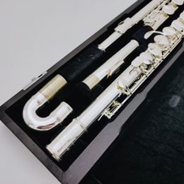 Muramatsu Alto Flute G Tune 16 Closed Hole Keys Sliver Plated Professional Musical Instrument with case