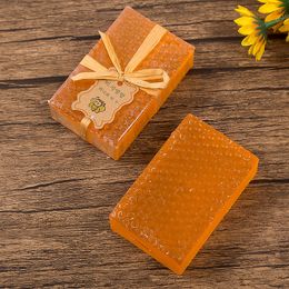 100g Honey Handmade Whitening Soap Face Care Replenishing Natural Bath Body Skin Care Deep Cleaning Soaps