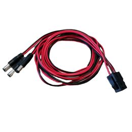 PCI-E 6Pin to 3 DC 5.5 2.5mm Adapter Power Supply Cable for BTC Miner DIY 12V 18AWG 1M