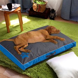 Dog Beds for Large Dogs House Sofa Kennel Square Pillow Husky Labrador Teddy Large Dogs Cat House Beds Mats 201225