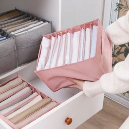 hot-sellstorage drawers storage practical pants compartment box bedroom closet drawer clothing mesh bag basket for jean XHJ117