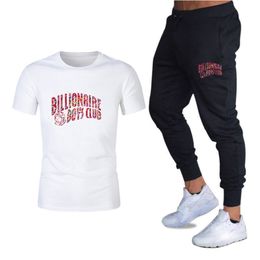 designer tshirts Men's Summer tracksuit men sets T-Shirt Pants Two Pieces Casual fashion Male Sportswear Billionaires Club Brand Top Womens T-shirt Various Colour