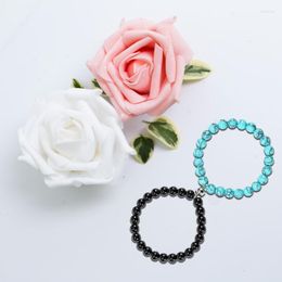 Beaded Strands 2Pcs/Set Stone Bracelet Gorgeous Natural Turquoise Separate Magnet Women Hand Decor Jewellery Accessories Supplies Fawn22