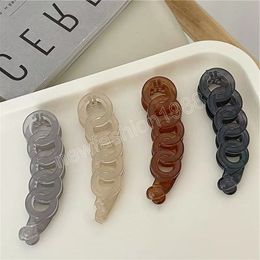 Banana Shape Hair Claw Clips Hair Jewelry Barrettes Hairpins Hair Accessories Women Clamp Headwear Styling Tools