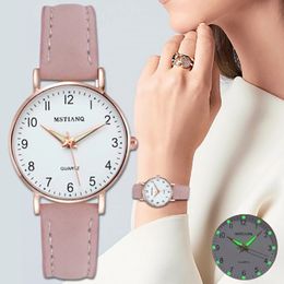 Watch female INS wind simple temperament retro forest art small and fresh small girls middle school luminous watches