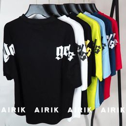 Men's T-shirts Tees Tshirt Summer Fashion Mens Womens Designers T Shirts Long Sleeve Palms Tops S Letter Tshirts Clothing Short Sleeved 2022 New Crew Neck