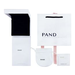 Bolso de embalaje de la caja de regalo de la envoltura del regalo de la moda se adapta a la pulsera del collar de los pendientes del anillo Pandora