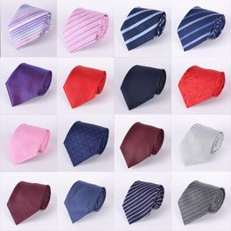 Bow Ties 36-color 8cm Men's Tie Professional Dress Business Necktie Neckwear Slim Gravata Party Wedding Cravat Mens GiftsBow