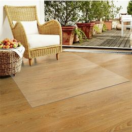 creative pvc floor mat 1.5mm thick transparent Carpet Rugs PVC Chair Floor Mats waterproof rug decor Y200527