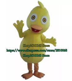 Mascot doll costume Adult Cute Yellow Chick Mascot Costume Cartoon Character Birthday Party Fancy Dress Party Christmas Gift 1255