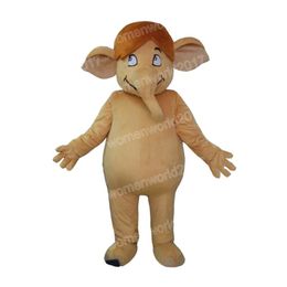 Halloween Elephant Mascot Costume Advertising Props Cartoon Character Outfits Suit Unisex Adults Outfit Christmas Carnival Fancy Dress