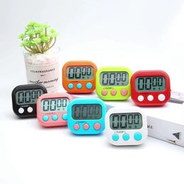7 Colors Digital Kitchen Timer Multi-Function Timer Count Down Up Electronic Egg Timer-Kitchen Baking LED Display Timing Reminder SN4659