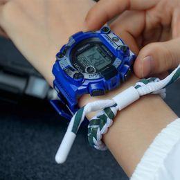 Wristwatches Sports Watch Multifunctional Colourful Waterproof Luminous Led Wrist Analogue Digital Military Sport Automatic ClockWristwatches