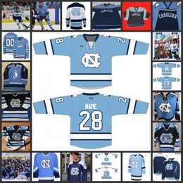 NCAA Custom UNC North Carolina Tar Heels Stitched Hockey Jersey 20 Britt Schlatmann 21 Eva Smolenaars 22 Jasmina Smolenaars 24 Brooke Behan 26 Riley Fulmer Jerseys