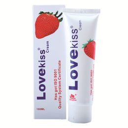 100MLStrawberry Body Massage Oil Hot Selling Oral Sex Water Soluble Fruit Flavour Lubricant Couples Gay Sex Flirt